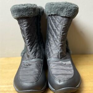 Easy Spirit Womens Exposure Round Toe Pull On Snow  Ankle Boots